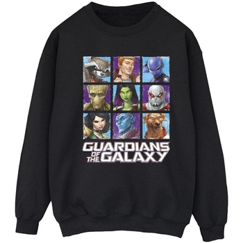 textil Mujer Sudaderas Guardians Of The Galaxy Character Squares Negro