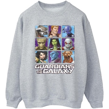 textil Mujer Sudaderas Guardians Of The Galaxy Character Squares Gris