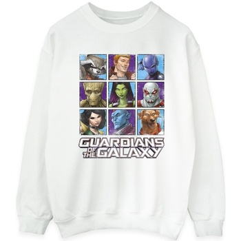 textil Mujer Sudaderas Guardians Of The Galaxy Character Squares Blanco