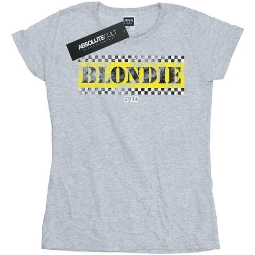 textil Mujer Camisetas manga larga Blondie Taxi 74 Gris