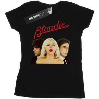 textil Mujer Camisetas manga larga Blondie Band Trio Negro