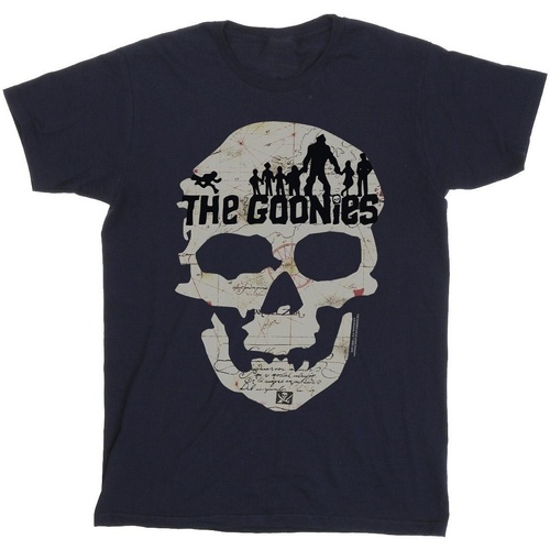 textil Niño Camisetas manga corta Goonies Map Skull Azul