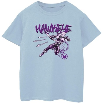 textil Niño Camisetas manga corta Marvel Hawkeye Shoots Azul