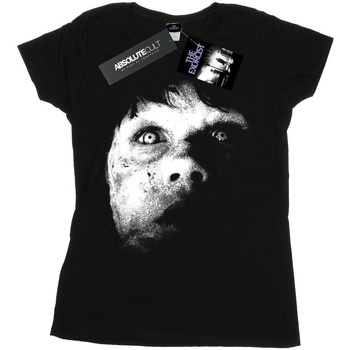 textil Mujer Camisetas manga larga The Exorcist Regan Demon Face Negro