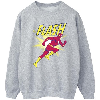 textil Hombre Sudaderas Dc Comics The Flash Running Gris