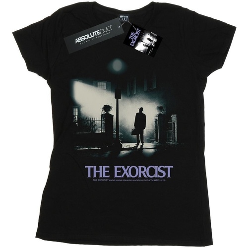 textil Mujer Camisetas manga larga The Exorcist Movie Poster Negro