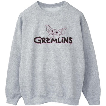 textil Mujer Sudaderas Gremlins Logo Line Gris
