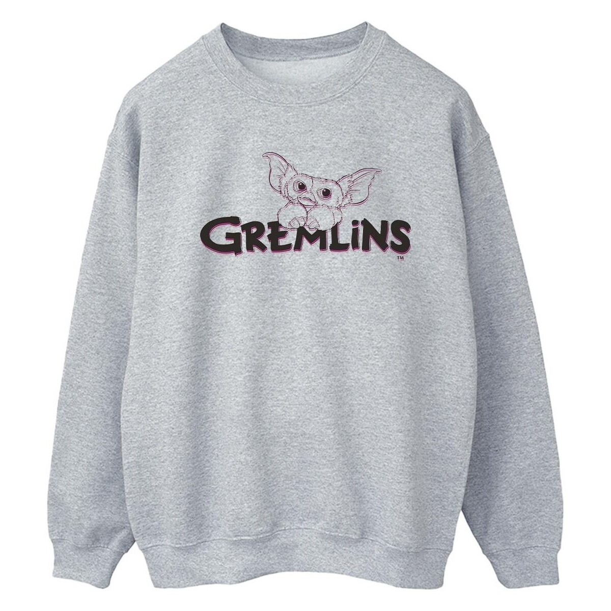 textil Mujer Sudaderas Gremlins Logo Line Gris