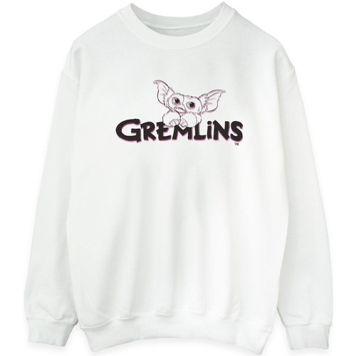 textil Mujer Sudaderas Gremlins Logo Line Blanco