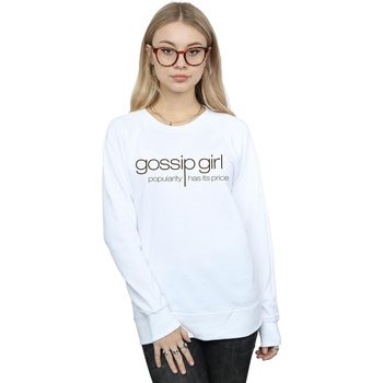 textil Mujer Sudaderas Gossip Girl Classic Logo Blanco