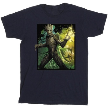 textil Niña Camisetas manga larga Marvel Guardians Of The Galaxy Groot Forest Energy Azul