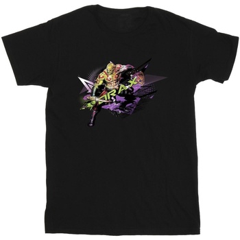 textil Niña Camisetas manga larga Marvel Guardians Of The Galaxy Abstract Drax Negro