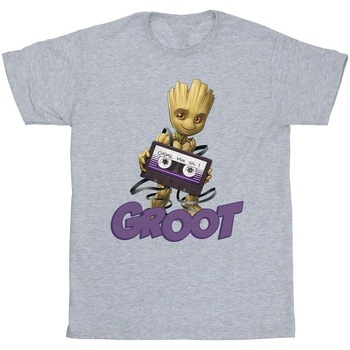 textil Niña Camisetas manga larga Guardians Of The Galaxy Groot Casette Gris