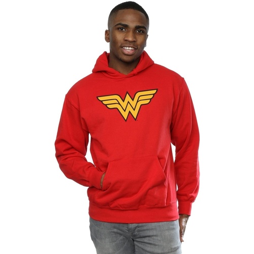textil Hombre Sudaderas Dc Comics Wonder Woman Logo Rojo