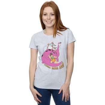 textil Mujer Camisetas manga larga The Flintstones  Gris