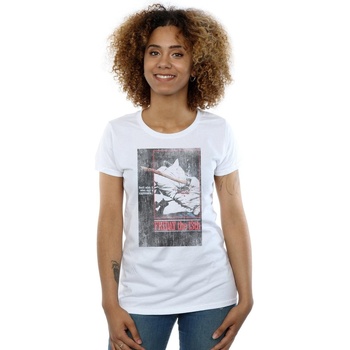 textil Mujer Camisetas manga larga Friday 13Th Distressed Axe Poster Blanco