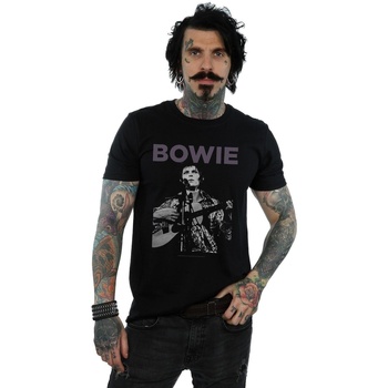 textil Hombre Camisetas manga larga David Bowie BI20892 Negro