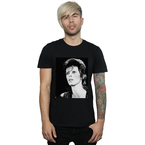 textil Hombre Camisetas manga larga David Bowie BI20893 Negro