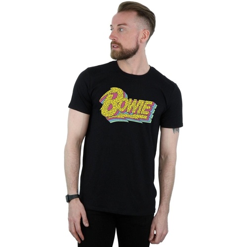 textil Hombre Camisetas manga larga David Bowie BI21027 Negro