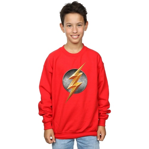 textil Niño Sudaderas Dc Comics Justice League Movie Flash Emblem Rojo