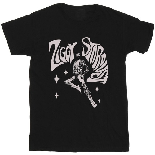 textil Hombre Camisetas manga larga David Bowie BI21173 Negro