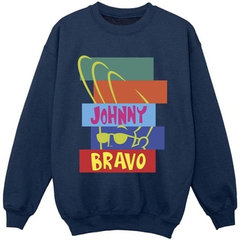 textil Niño Sudaderas Johnny Bravo Rectangle Pop Art Azul