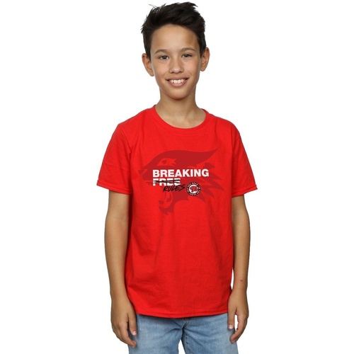 textil Niño Camisetas manga corta Disney High School Musical The Musical Breaking Rules Rojo