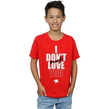textil Niño Camisetas manga corta Disney High School Musical The Musical Not Love You Rojo
