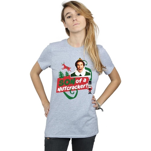 textil Mujer Camisetas manga larga Elf Son Of A Nutcracker Gris