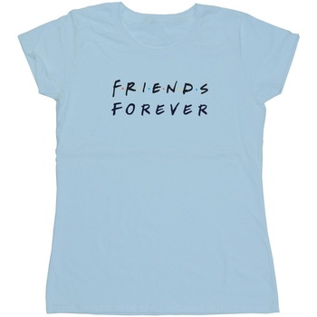 textil Mujer Camisetas manga larga Friends Forever Logo Azul
