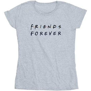 textil Mujer Camisetas manga larga Friends Forever Logo Gris