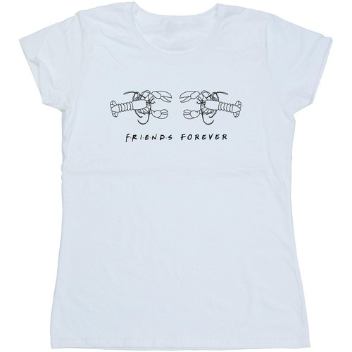 textil Mujer Camisetas manga larga Friends Lobster Logo Blanco