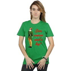 textil Mujer Camisetas manga larga Elf Hug Buddy Verde