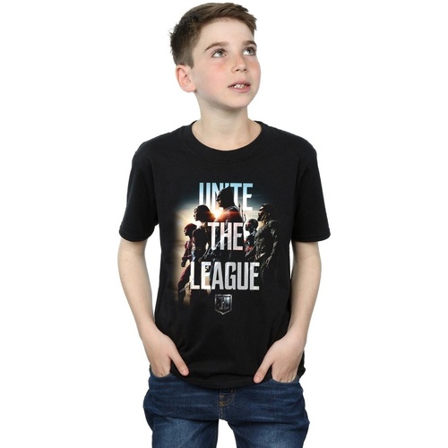 textil Niño Camisetas manga corta Dc Comics Justice League Movie Unite The League Negro