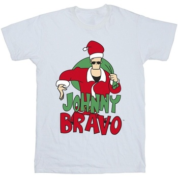 textil Niño Camisetas manga corta Johnny Bravo Johnny Christmas Blanco