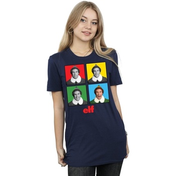textil Mujer Camisetas manga larga Elf Four Faces Azul