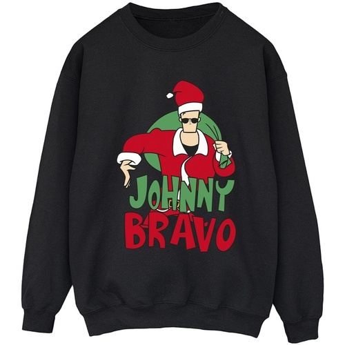textil Mujer Sudaderas Johnny Bravo Johnny Christmas Negro