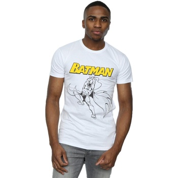 textil Hombre Camisetas manga larga Dc Comics Batman Jump Blanco