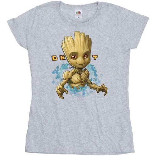 textil Mujer Camisetas manga larga Guardians Of The Galaxy BI22486 Gris