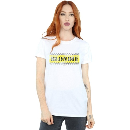 textil Mujer Camisetas manga larga Blondie Taxi 74 Blanco