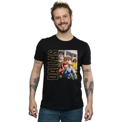 textil Hombre Camisetas manga larga Dallas Ewing Family Photo Negro