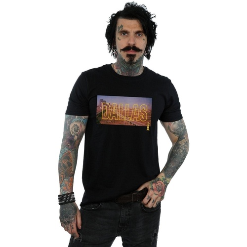 textil Hombre Camisetas manga larga Dallas BI22570 Negro