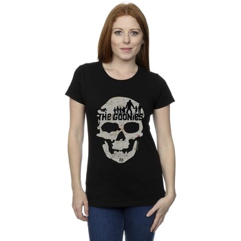 textil Mujer Camisetas manga larga Goonies Map Skull Negro