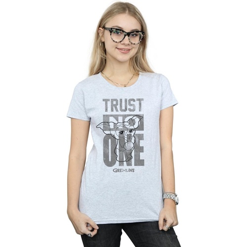 textil Mujer Camisetas manga larga Gremlins Trust One Mogwai Gris