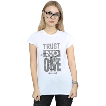textil Mujer Camisetas manga larga Gremlins Trust One Mogwai Blanco