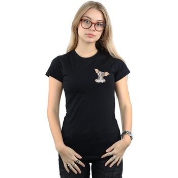 textil Mujer Camisetas manga larga Gremlins Gizmo Chest Negro