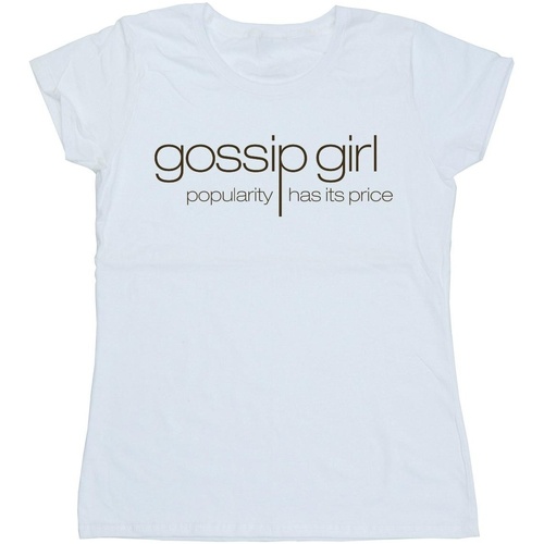 textil Mujer Camisetas manga larga Gossip Girl BI22881 Blanco