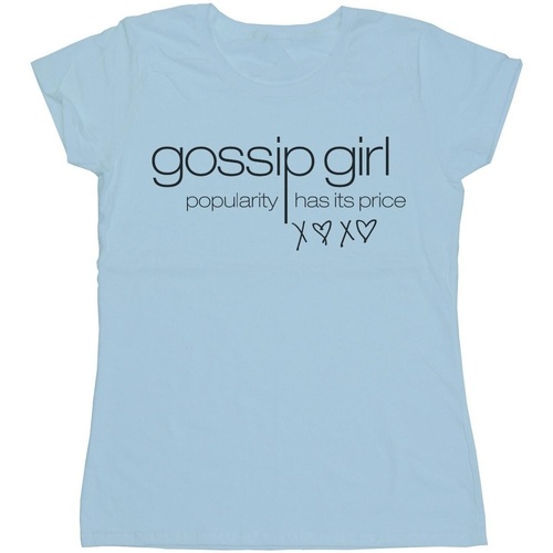 textil Mujer Camisetas manga larga Gossip Girl BI22906 Azul