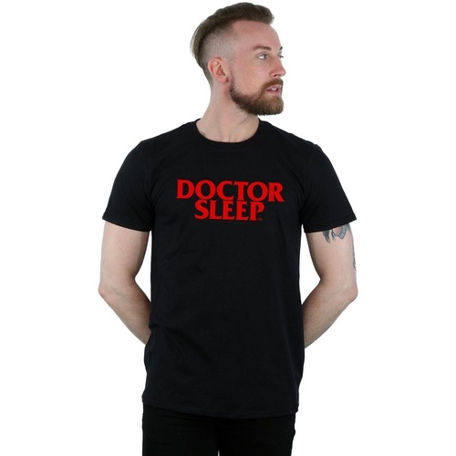 textil Hombre Camisetas manga larga Doctor Sleep Text Logo Negro