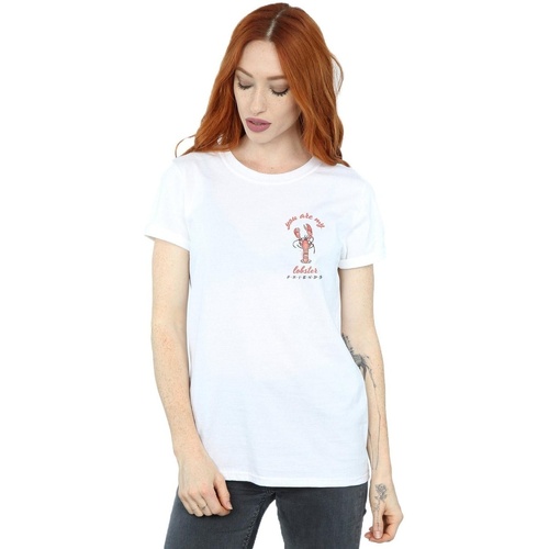 textil Mujer Camisetas manga larga Friends Lobster Chest Blanco